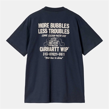 Carhartt WIP T-shirt S/S Less Troubles Blue / Wax